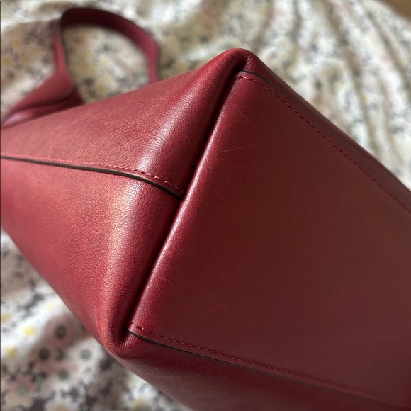 Coach Brooklyn Shoulder Bag 39 in Red / Burgundy - Picture 17 of 17